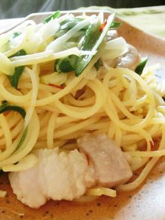 【塩豚】塩豚とねぎのぺペロンチーノ-レシピのメイン写真