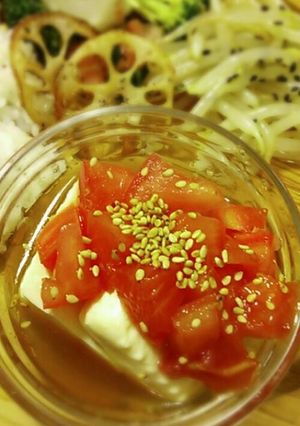 トマト冷や奴-レシピのメイン写真