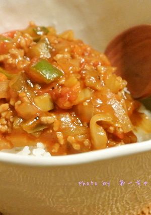 トマトドライカレー-レシピのメイン写真