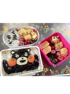 人気のくまモン♫かわいいキャラ弁!簡単-レシピのメイン写真