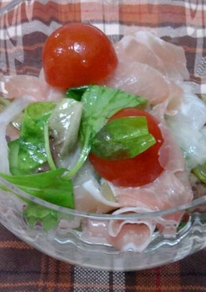 新玉ねぎと生ハムのマリネ-レシピのメイン写真