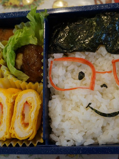 旦那用☆めがね弁当-レシピのメイン写真