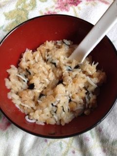 離乳食〜完了。簡単おにぎり雑炊-レシピのメイン写真