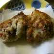 納豆入り揚げ里芋もち