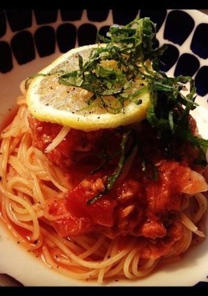 トマトとツナの冷製カッペリーニ＊ランチに-レシピのメイン写真