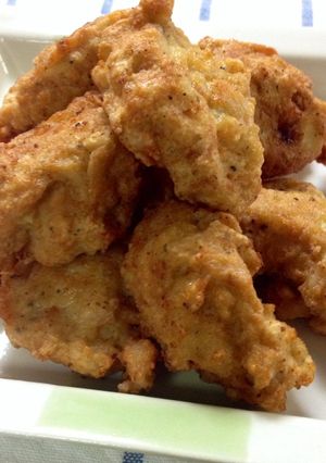 鶏むね肉とお豆腐でチキンナゲット♪-レシピのメイン写真