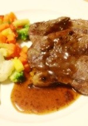 オージービーフのステーキ-レシピのメイン写真
