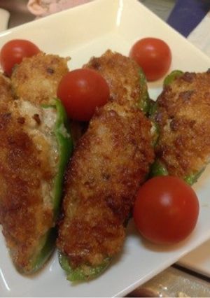 ピーマン＆しいたけの肉詰め 醤油蒸し-レシピのメイン写真