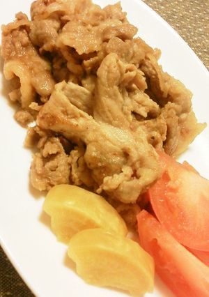 簡単節約お肉柔らか♪豚こまの甘辛味噌炒め-レシピのメイン写真