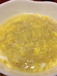 えのきと卵の中華風とろみスープ-レシピのメイン写真