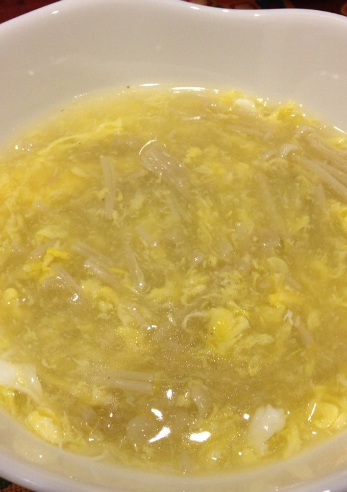 えのきと卵の中華風とろみスープ-レシピのメイン写真
