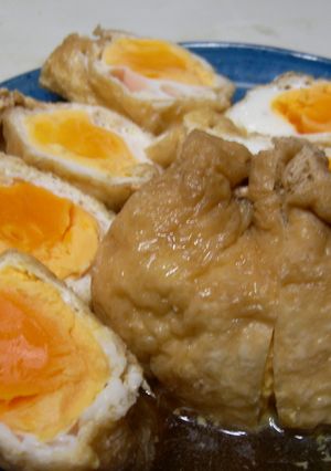 油揚げdeお袋煮玉子-レシピのメイン写真