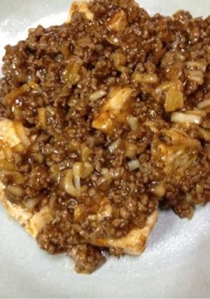 中華合わせ調味料で☆挽肉たっぷり麻婆豆腐-レシピのメイン写真