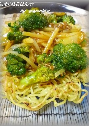 バリッと固焼きそばの麻婆あんかけ-レシピのメイン写真