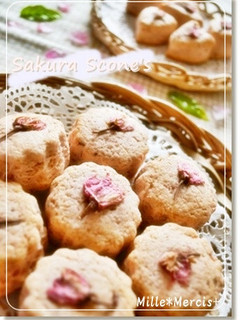 桜満開スコーン@BP-レシピのメイン写真