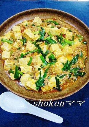ニラ入り麻婆豆腐♪-レシピのメイン写真