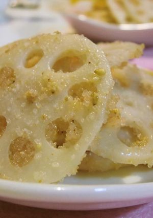 ごま薫る☆れんこんのたらこ和え-レシピのメイン写真