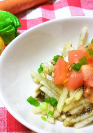 ピリ辛！シャキシャキ！岩のり大根サラダ-レシピのメイン写真