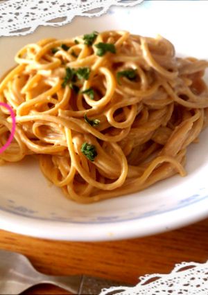 クリームチーズと山葵の簡単パスタ-レシピのメイン写真
