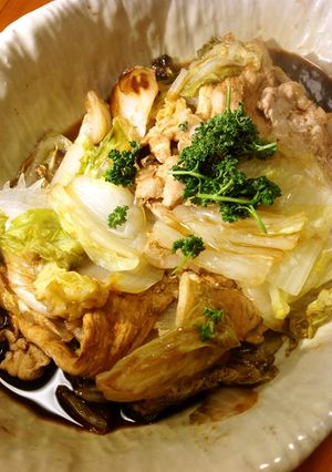 白菜と豚バラスライスの蒸し煮-レシピのメイン写真