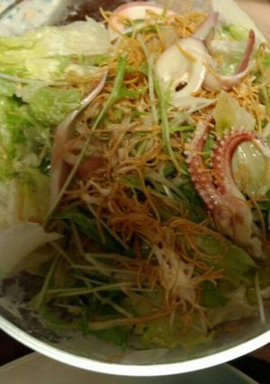 ボイルイカのチャンポン麺サラダ-レシピのメイン写真