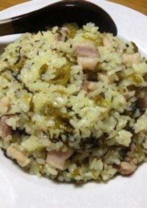 高菜と豚バラの簡単＊ チャーハン♪-レシピのメイン写真