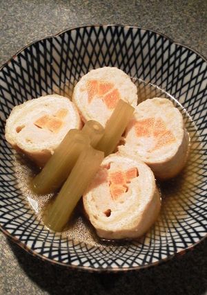 春 ふきと信田巻きの炊き合わせ-レシピのメイン写真