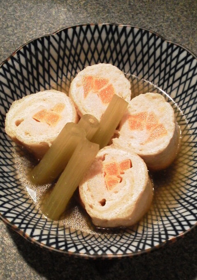 春 ふきと信田巻きの炊き合わせ-レシピのメイン写真