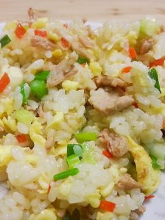 豚の生姜焼き de チャーハン♪-レシピのメイン写真