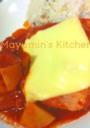 電子レンジ圧力鍋でもも肉トマトハーブ煮-レシピのメイン写真