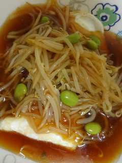 半熟玉子のもやしあんかけ-レシピのメイン写真