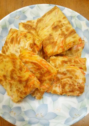 お弁当に！人参チヂミ-レシピのメイン写真