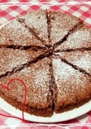 簡単過ぎ！材料二つのガトーショコラ！-レシピのメイン写真