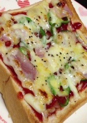 朝ごはんにもランチにも♡ピザトースト-レシピのメイン写真