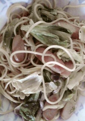 きのこと春キャベツのパスタ-レシピのメイン写真