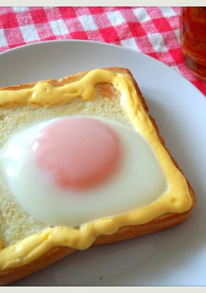ズボラ☆目玉焼きトースト-レシピのメイン写真