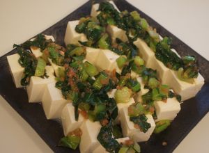 おもてなし☆豆腐の小松菜梅肉ソースかけ-レシピのメイン写真