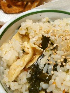 ちゃちゃっとわかめご飯♪-レシピのメイン写真