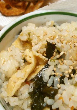 ちゃちゃっとわかめご飯♪-レシピのメイン写真