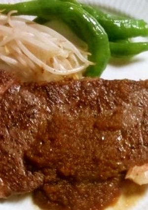 サーロインステーキサワーオニオンソース-レシピのメイン写真
