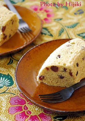 小豆の蒸しケーキ-レシピのメイン写真