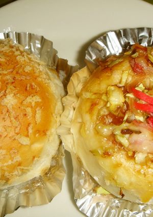 焼きカレーパン＆お好み焼きパン-レシピのメイン写真