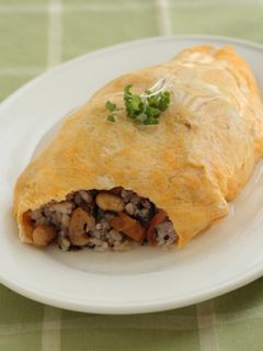煮物をリメイク!ひじきの和風オムライス-レシピのメイン写真