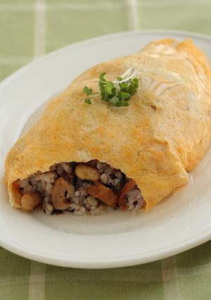煮物をリメイク！ひじきの和風オムライス-レシピのメイン写真