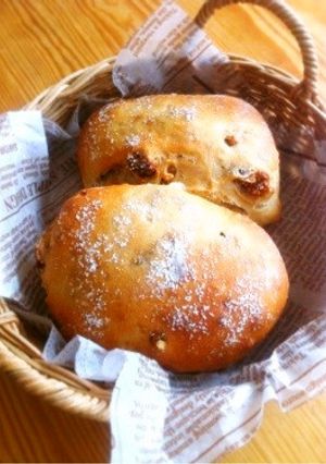 いちじくと胡桃の全粒粉チャバタ　-レシピのメイン写真