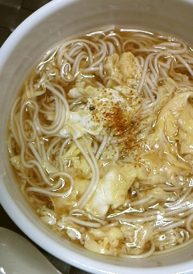 卵とじのおそうめん-レシピのメイン写真