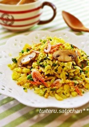 桜エビと焼きマッシュのチャーハン☆-レシピのメイン写真