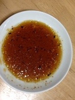 あきらめないで!!家の調味料で餃子のたれ-レシピのメイン写真