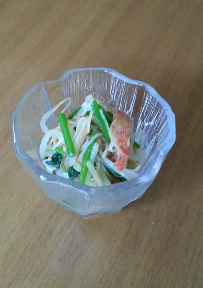 ５分で出来る！ほうれん草ともやしの和え物-レシピのメイン写真