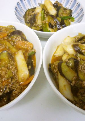 韓国風に見える麻婆茄子☆-レシピのメイン写真